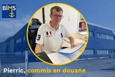 Portrait collaborateur : Pierric, commis en douane chez BIMS