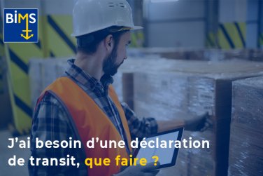 Comment obtenir un titre pour mes marchandises en transit ?